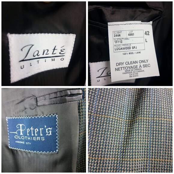 Zante Ultimo Peter's Clothiers Blazer Sports Coat - Picture 7 of 8